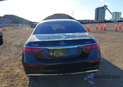 2024 Mercedes-Benz S 580 4Matic из США, поврежденный, VIN W1K6G7GB1RA254691
